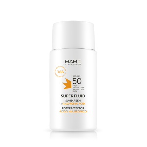 kem chống nắng babe super fluid color sunscreen hyaluronic acid
