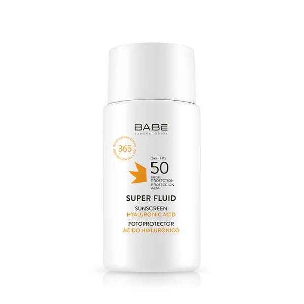 kem chống nắng babe super fluid color sunscreen hyaluronic acid