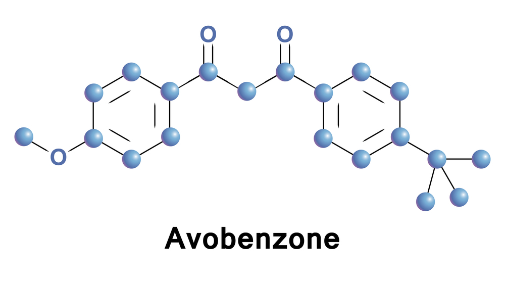 cấu trúc hóa học của Avobenzone